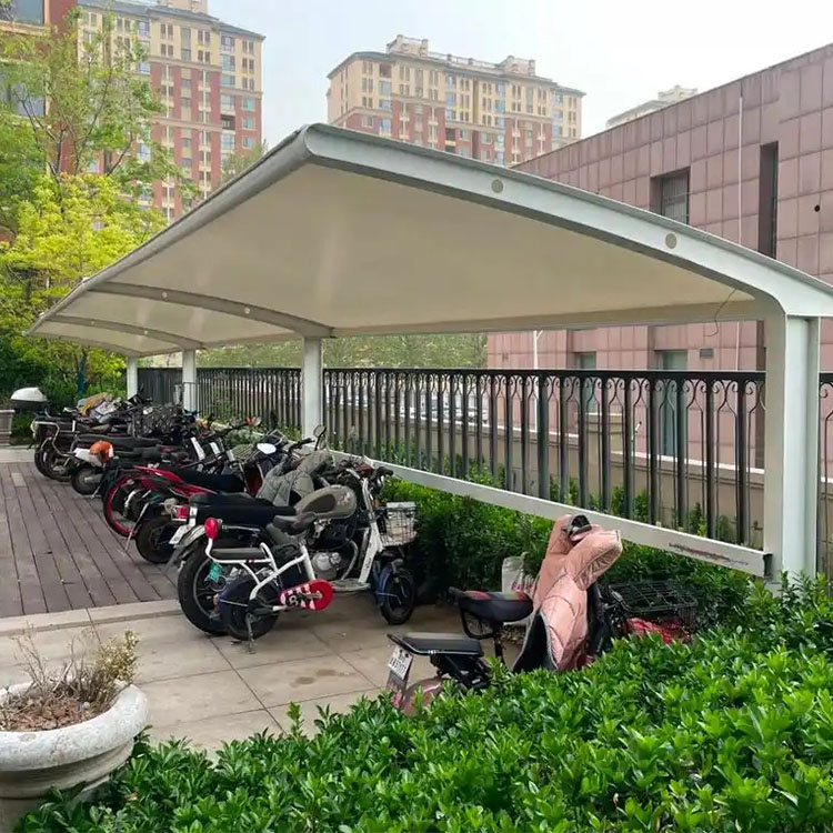 来凤县膜结构电动车棚